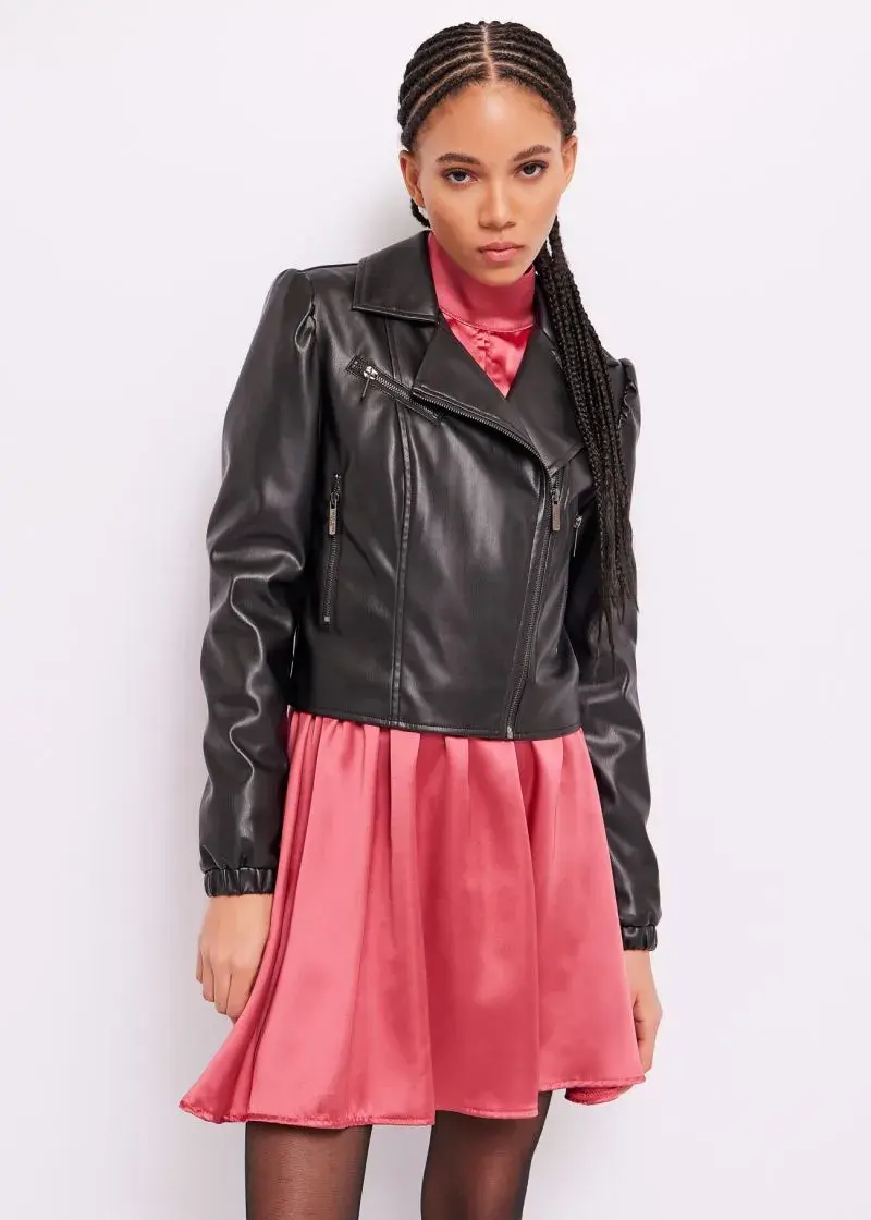 Giacca biker in similpelle - Denny Rose