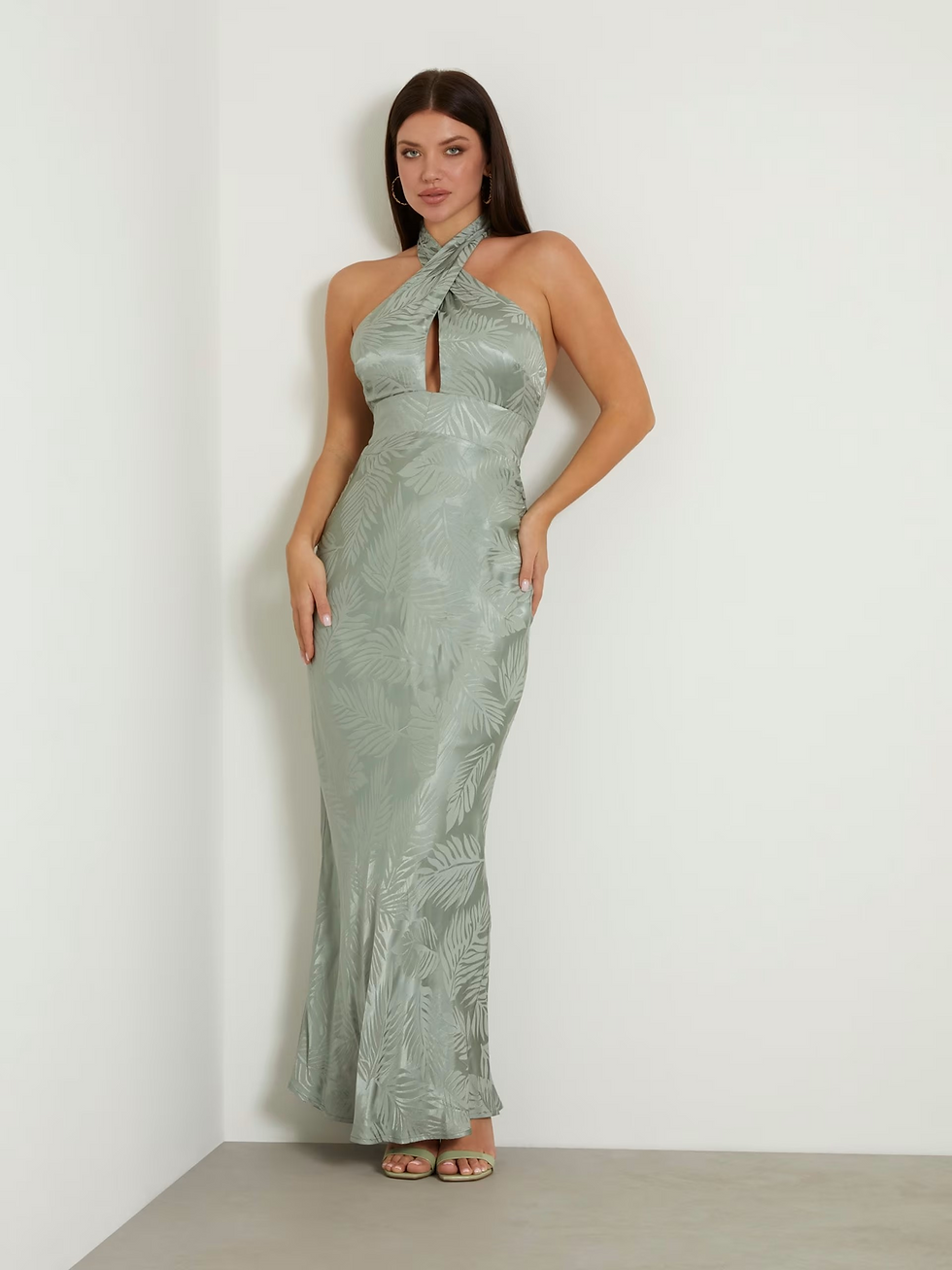 Abito lungo in satin - Guess