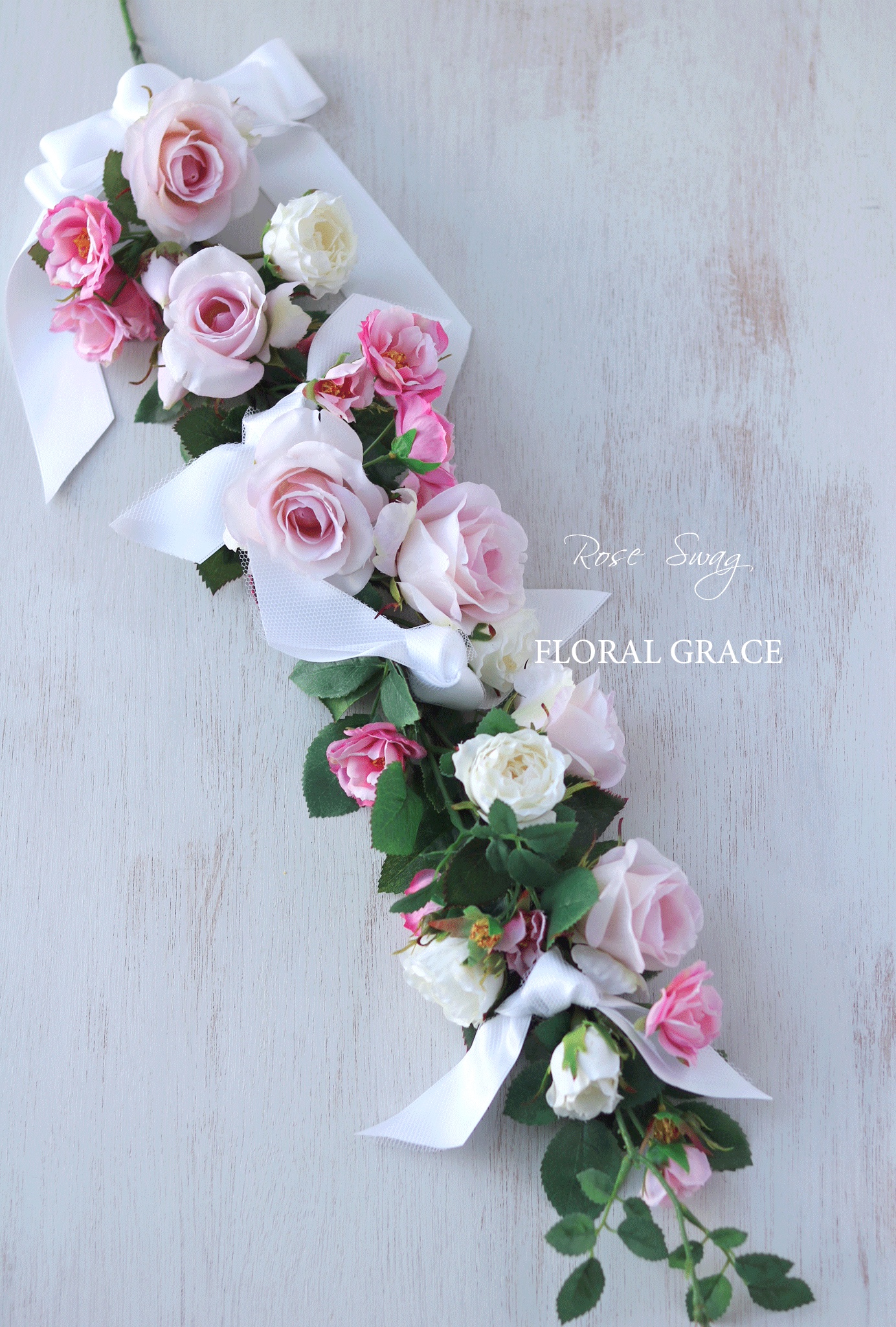 Rose Swag Ice pink
