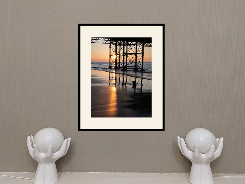 2.7 Sunset under the pier Cromer