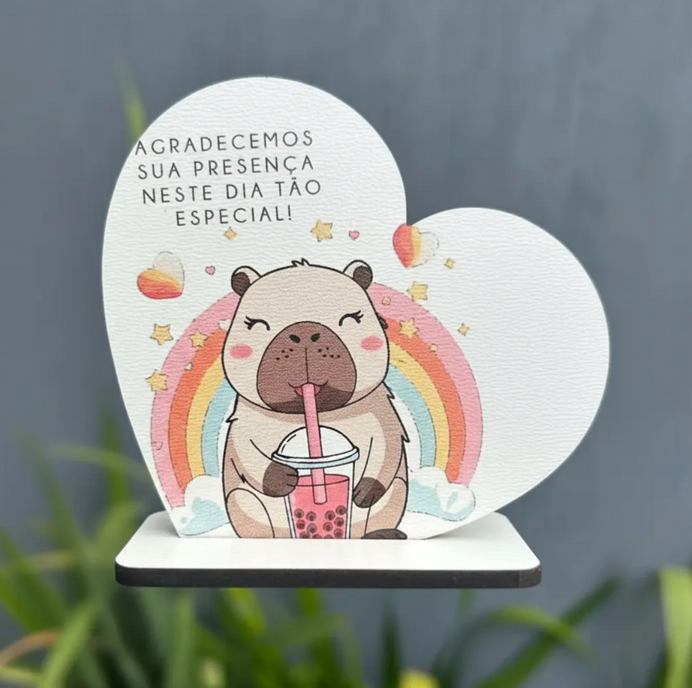 Miniatura: Kit Lembrancinhas de Aniversário Capivara