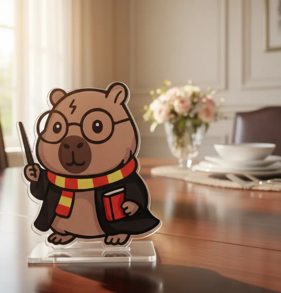 Miniatura: Decoração Stand Totem De Capivara Infantil
