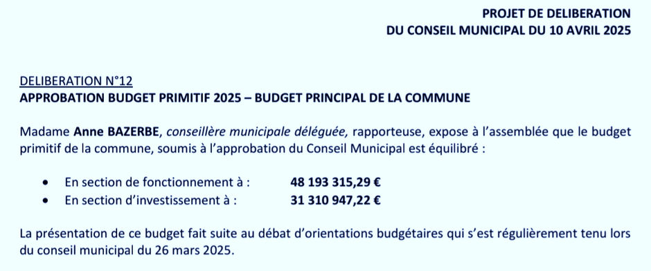 Budget 2025 : dans la continuité du manque de transparence et de rigueur
