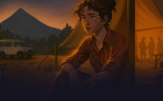 Whispers of Summer  A lore-rich fantasy lo-fi album tracing Sarah Morgan’s summer of dust, discovery, and quiet change. With soft rhythms and ambient textures, each track echoes the heat, memory, and stillness of a season that left something behind.