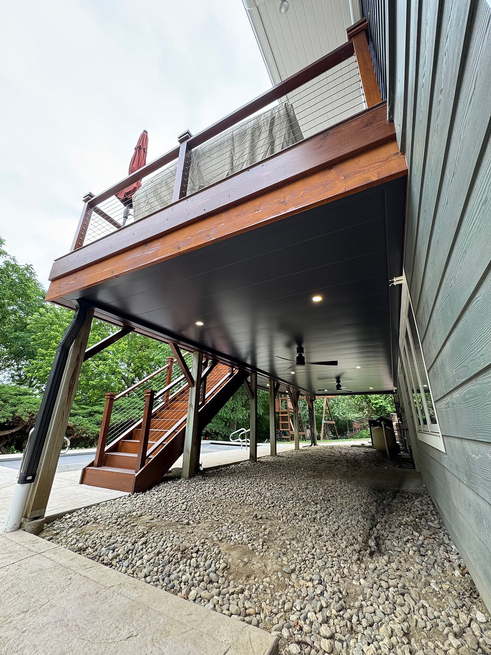 Bronze Smooth Undercover Systems Waterproof Under-Deck Ceiling