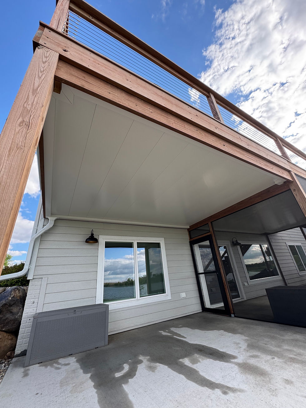 Soft White Smooth Undercover Systems Waterproof Under-Deck Ceiling