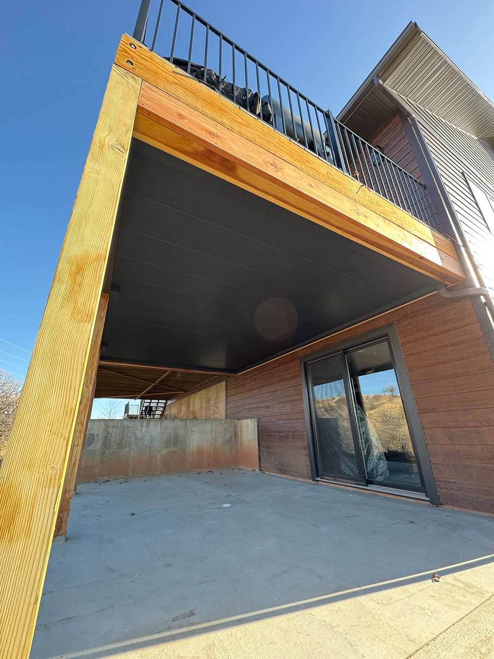Bronze Smooth Undercover Systems Waterproof Under-Deck Ceiling - Spearfish SD