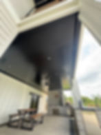 Black Smooth Undercover Systems Waterproof Under-Deck Ceiling