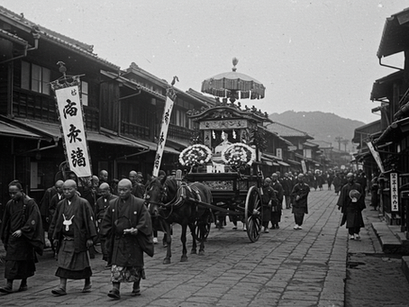 明治時代の葬列