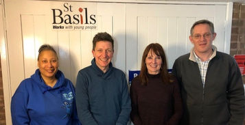 Foundation visits St Basils award-winning programme