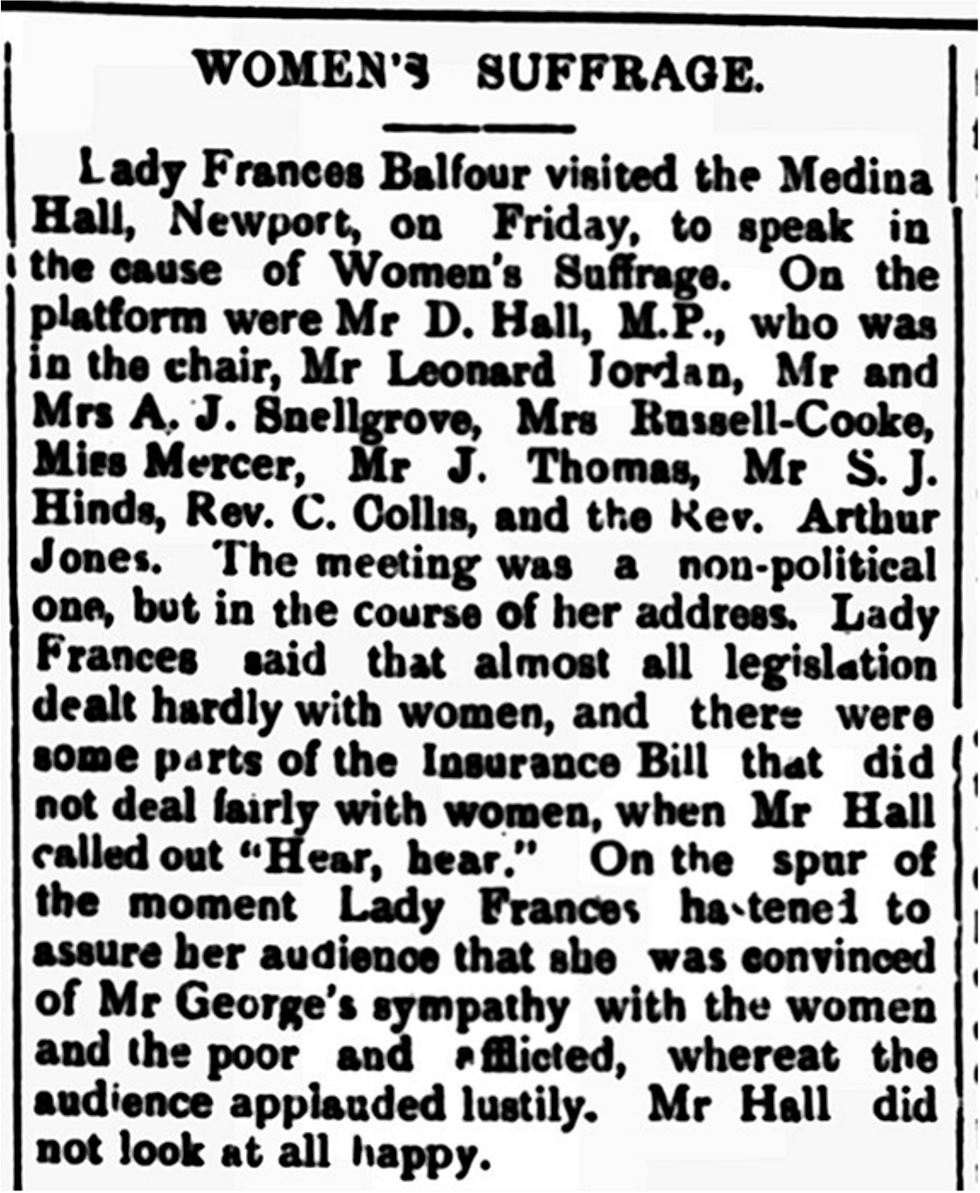Isle of Wight Times 02 November 1911