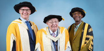 Carl Richardson awarded honorary doctorate from Birmingham City University