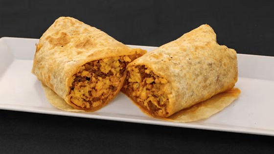 Chorizo and Egg Burrito*