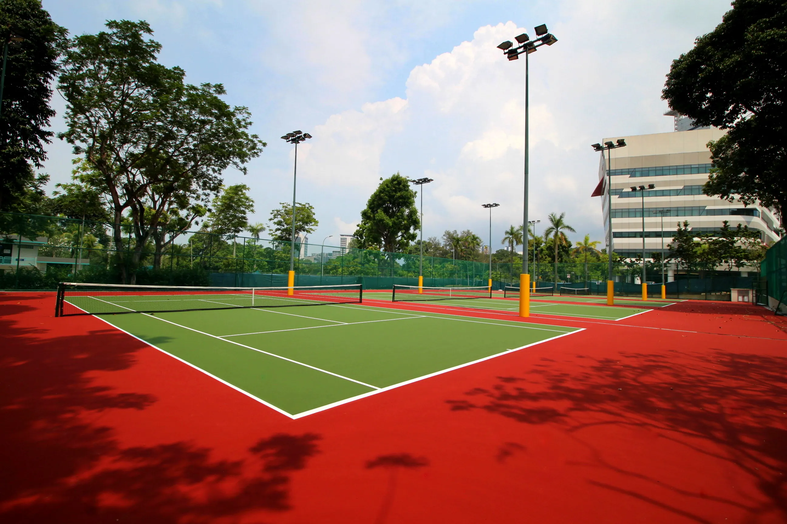 different tennis surfaces