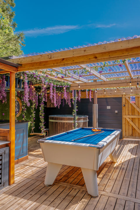 The Rabbit Hole Luxury hot tub glamping at wonderland retreats lancashire