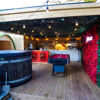 Hearts Hideaway luxury hot tub glamping pod carnforth