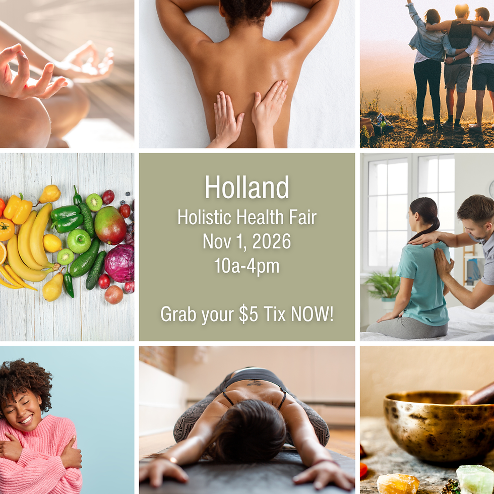 Tickets Holland, MI  Nov. 1, 2025  - Holistic Health Fair 