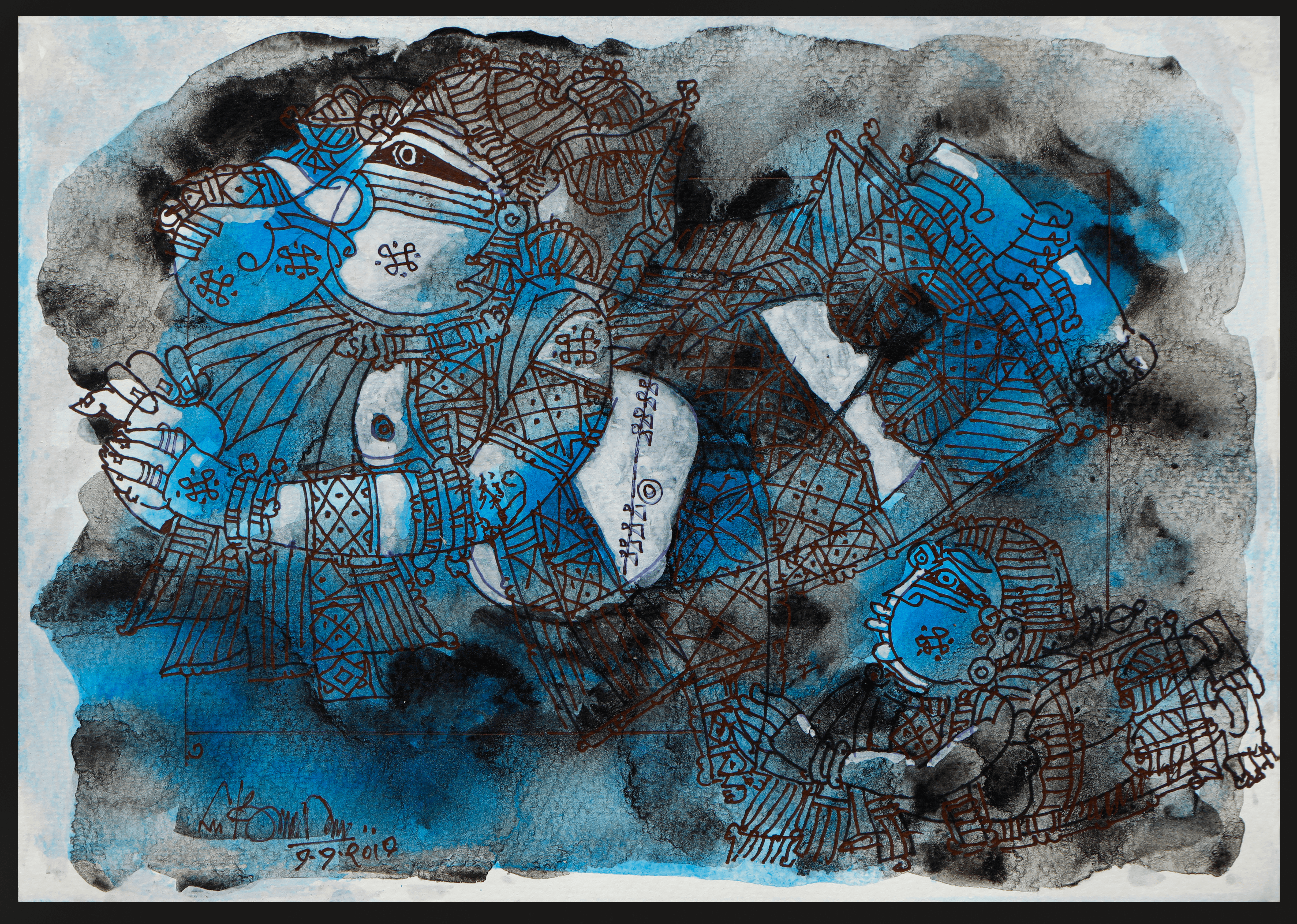 Flying  Paintings  by Artist  G.Raman