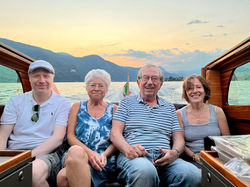 With Marina and James, Lake Como, 2024