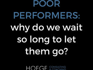 Managing Poor Performers