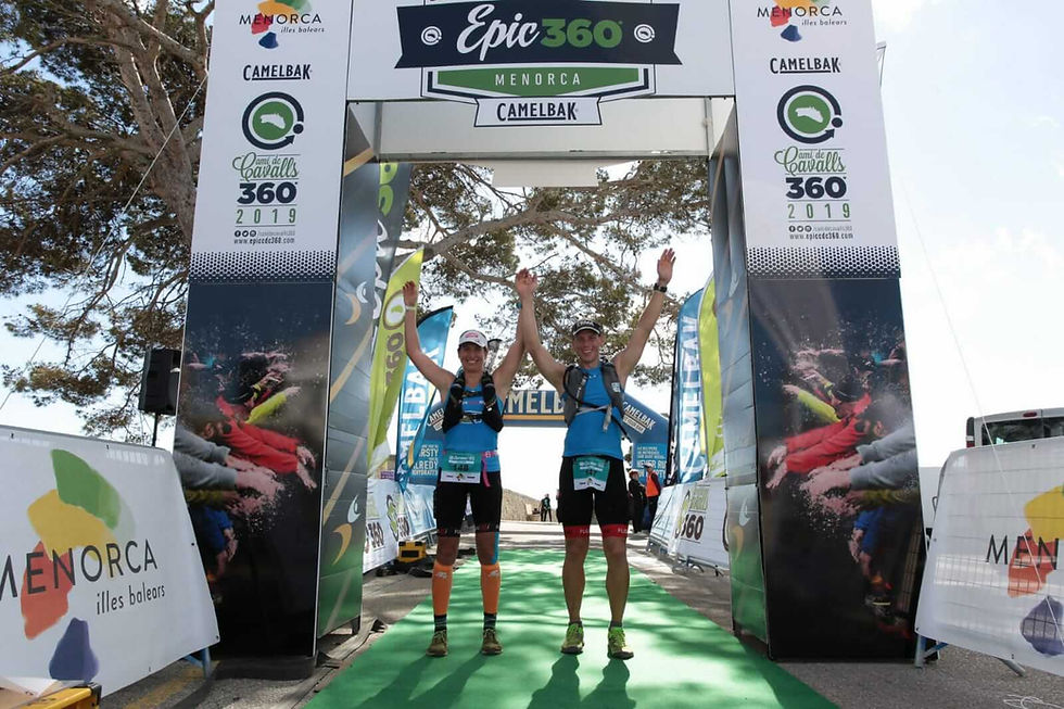 karin en onno finish long distance trail