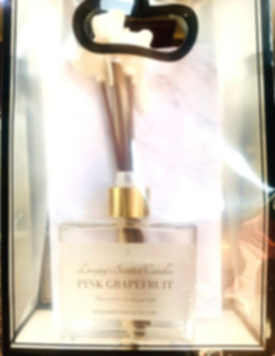 Pink Grapefruit 4 oz Flower Reed Diffuser