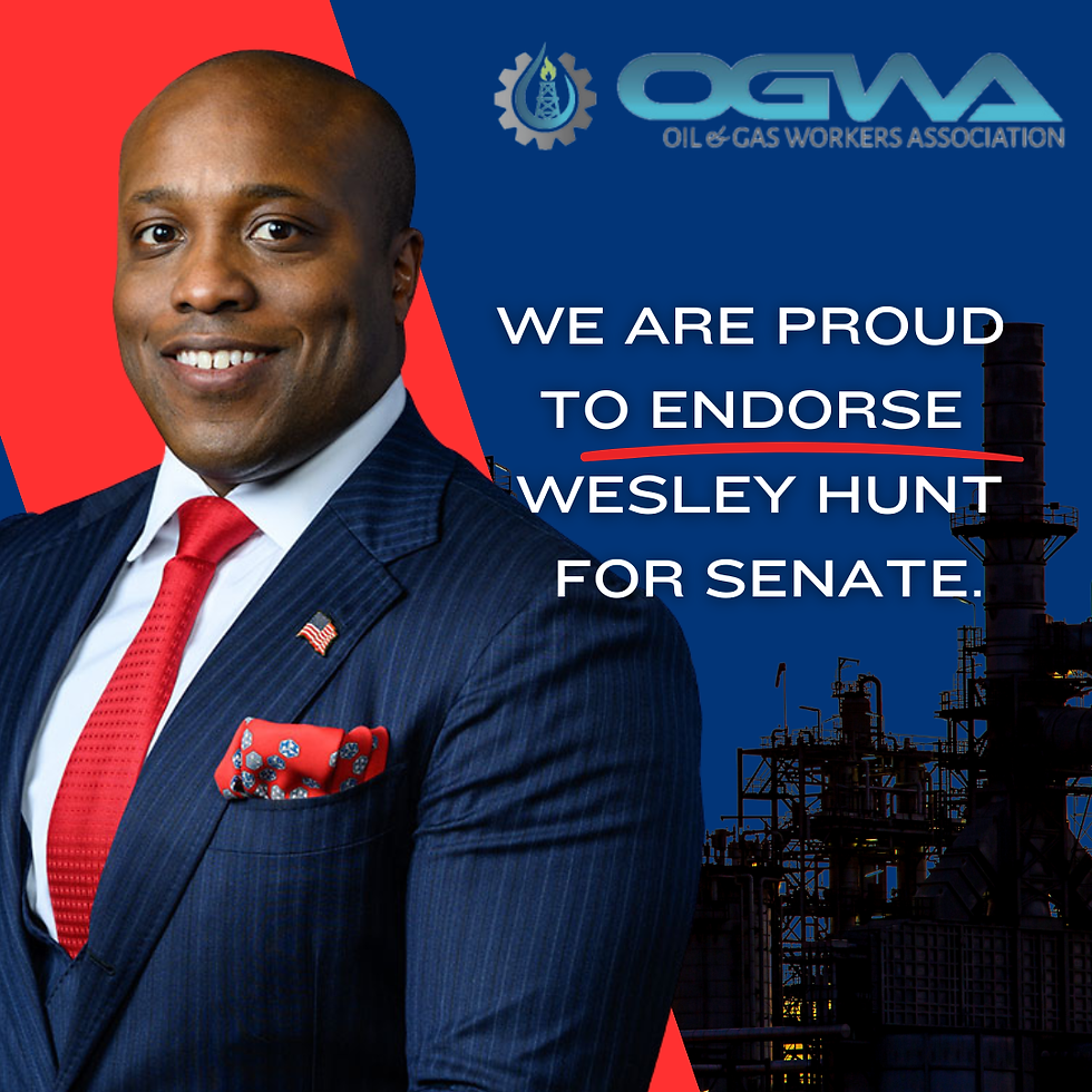 OGWA endorses Wesley Hunt for Senate