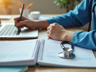 Controle de rotina diária para estudantes de medicina