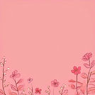 a lite warm pink background with small drawn flowers at the bottom of the image.jpg