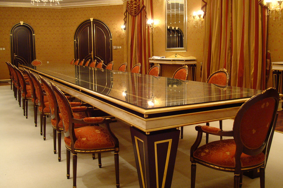 Custom table & chairs