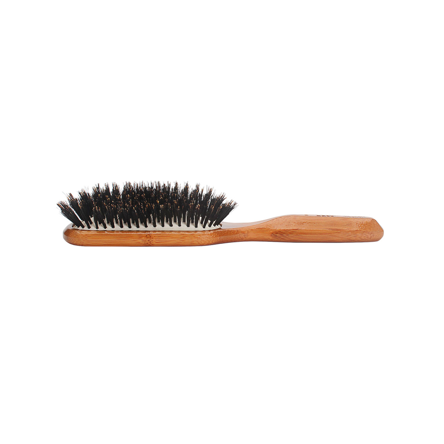 Bass Brushes Shine & Condition Hairbrush Boar Bristles Natural Bamboo Handle Medium Paddle