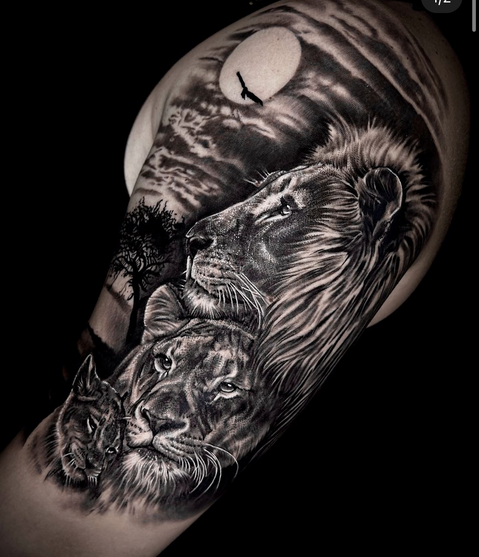 Tatuaj realizat de Ștefan, artist la salonul de tatuaje Sun Tattoo Cluj-Napoca
