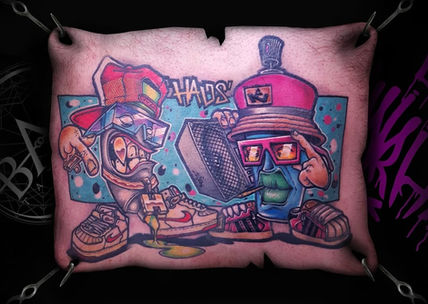 Tatuaj realizat de Marinaru, artist la salonul de tatuaje Sun Tattoo Cluj-Napoca
