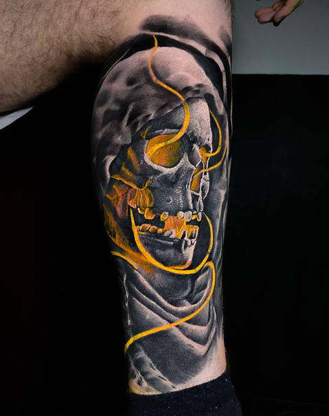 Tatuaj portret color realizat de către Cătălin Soare, artist la SunTattoo Cluj-Napoca