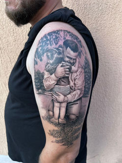 Tatuaj realizat de Marinaru, artist la salonul de tatuaje Sun Tattoo Cluj-Napoca
