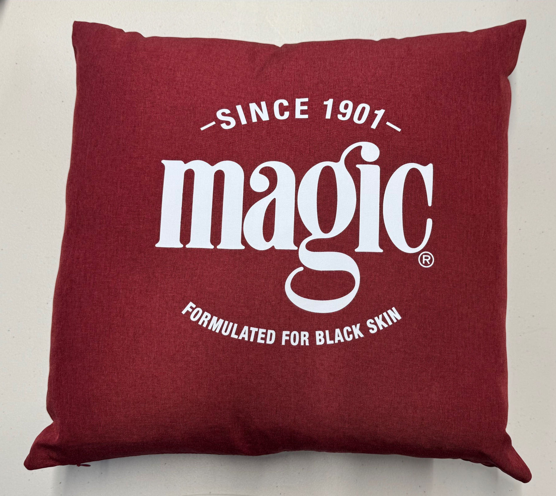 Maroon Pillow | Magic Logo