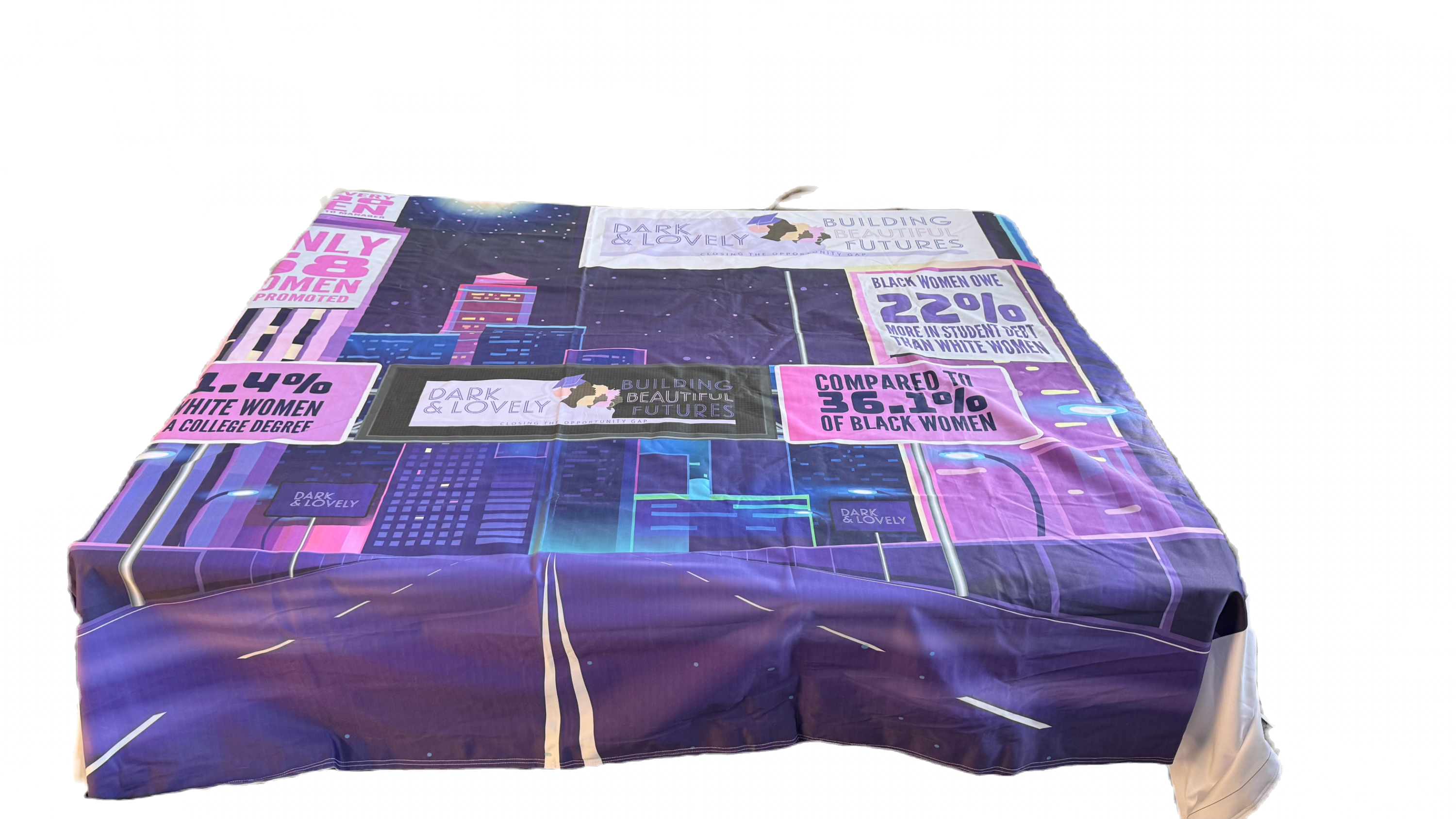 Purple Dark +Lovely 10ft. x 10ft. Backdrop