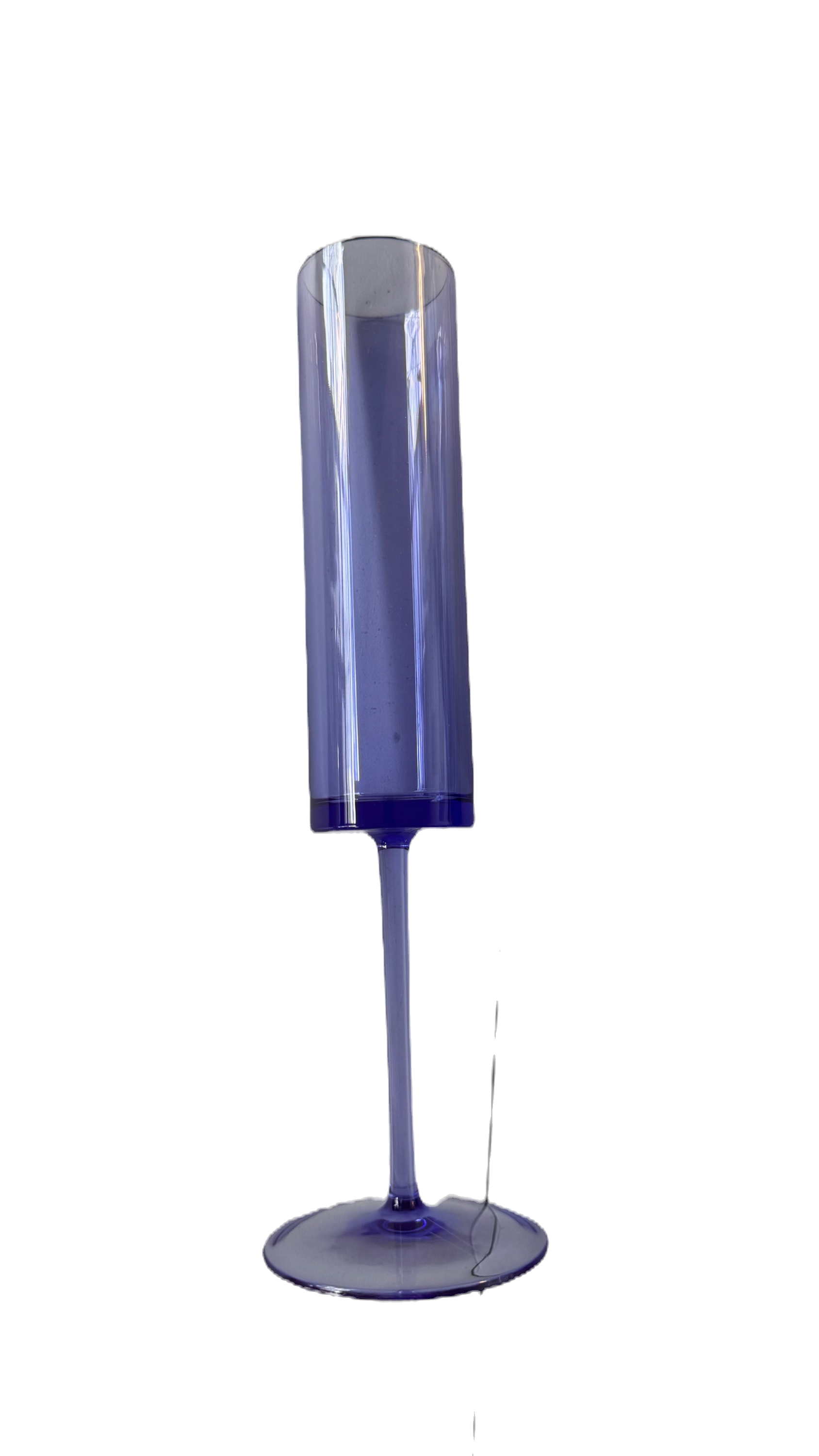 Purple Champagne Glass