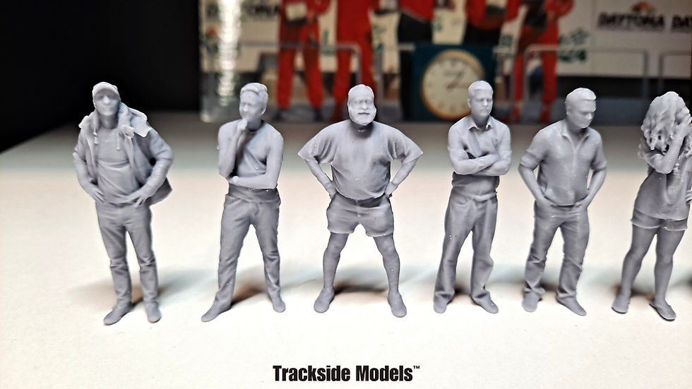 Thumbnail: 1/32 Scale Slot Car Track Figures - Group 3 - Set of 10