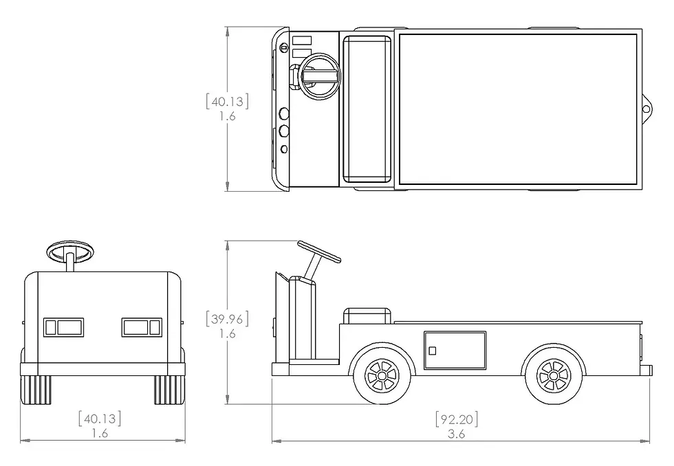 Thumbnail: 1/32 Scale Pit Utility Flat CartKit
