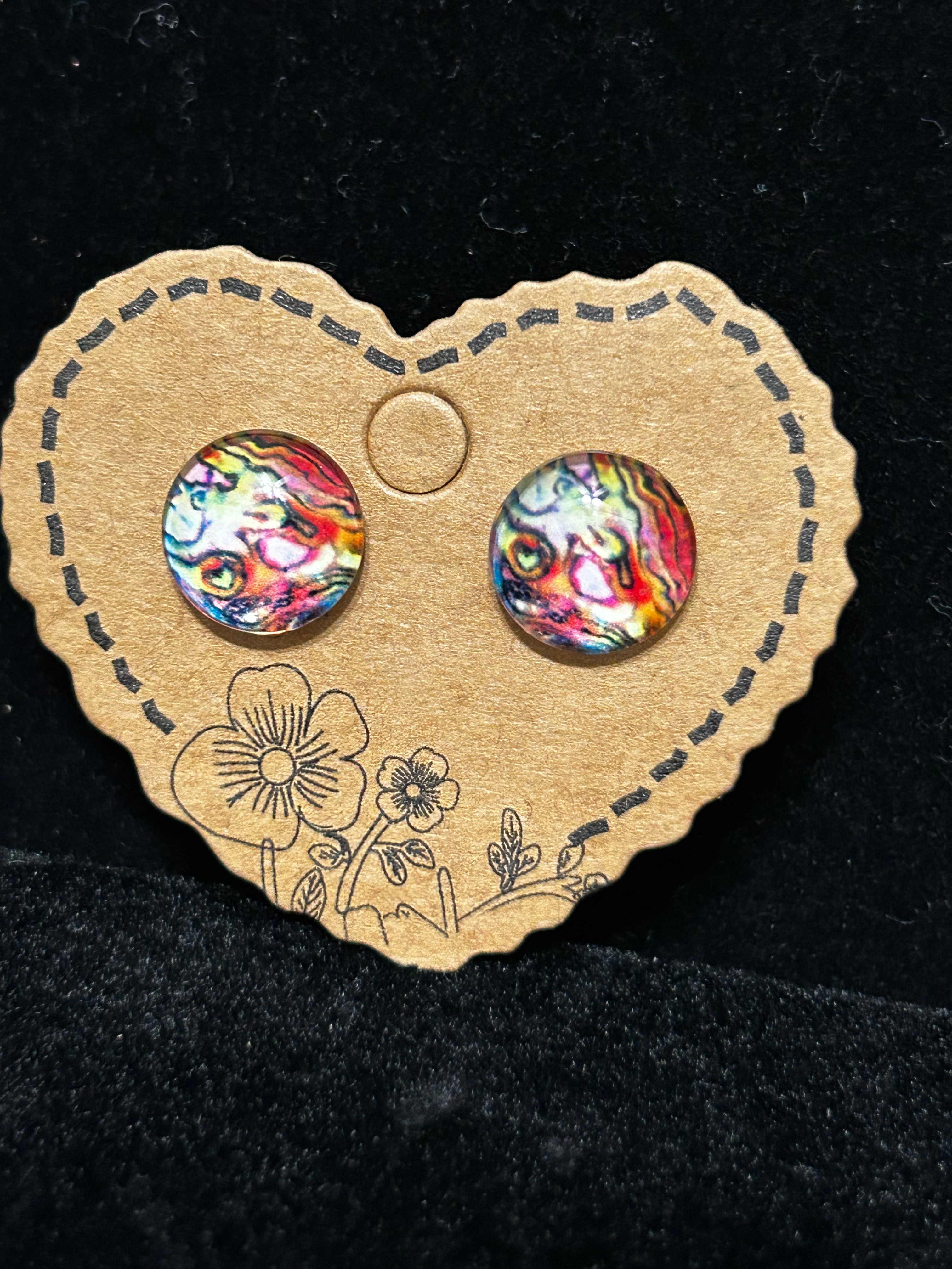 Electric Cherry Earrings
