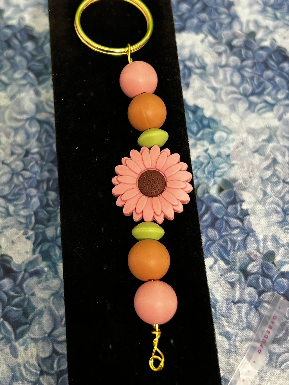 Bloom and Blush Key Chain