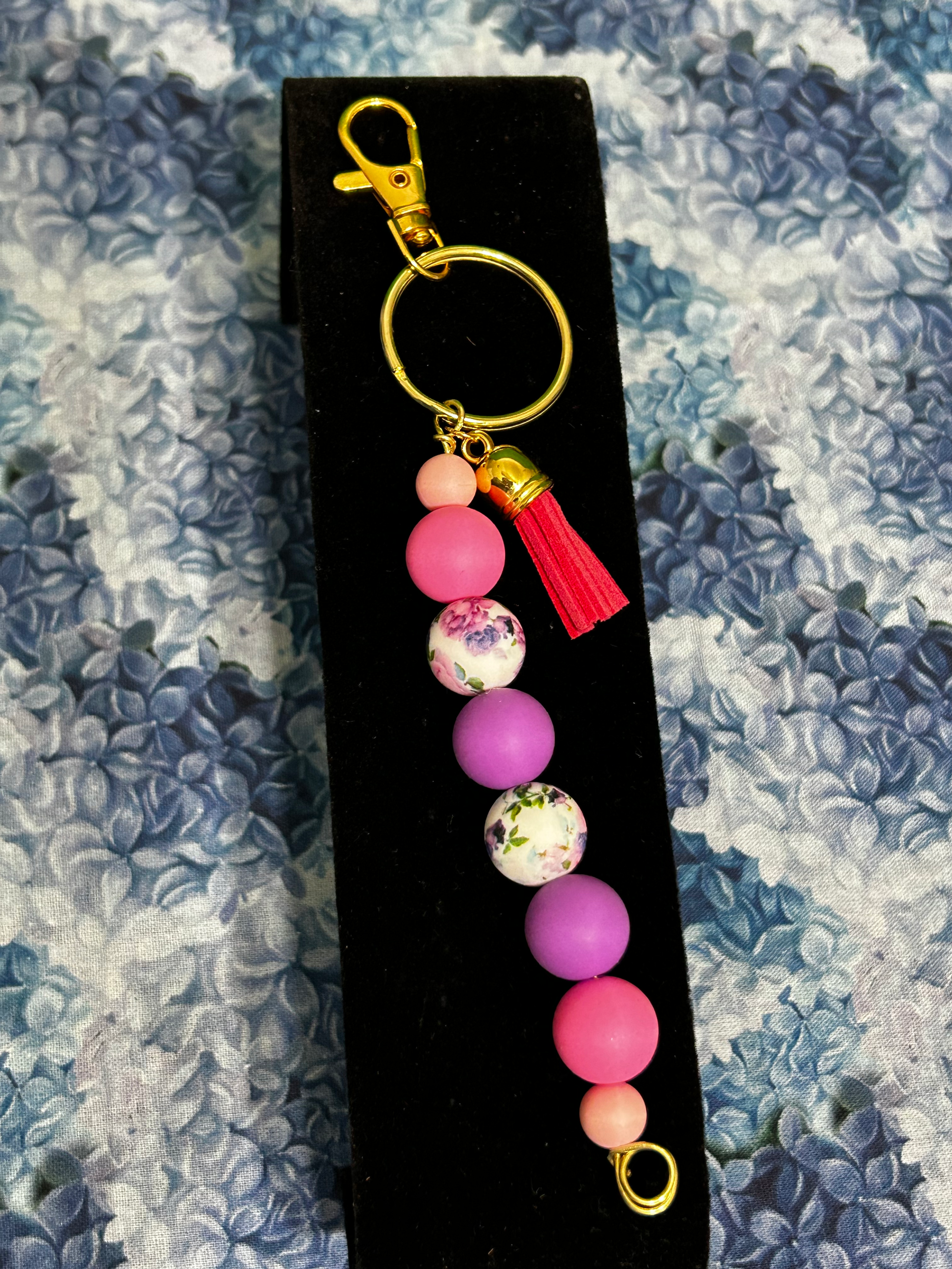 Pink Lilac Bloom Key Chain
