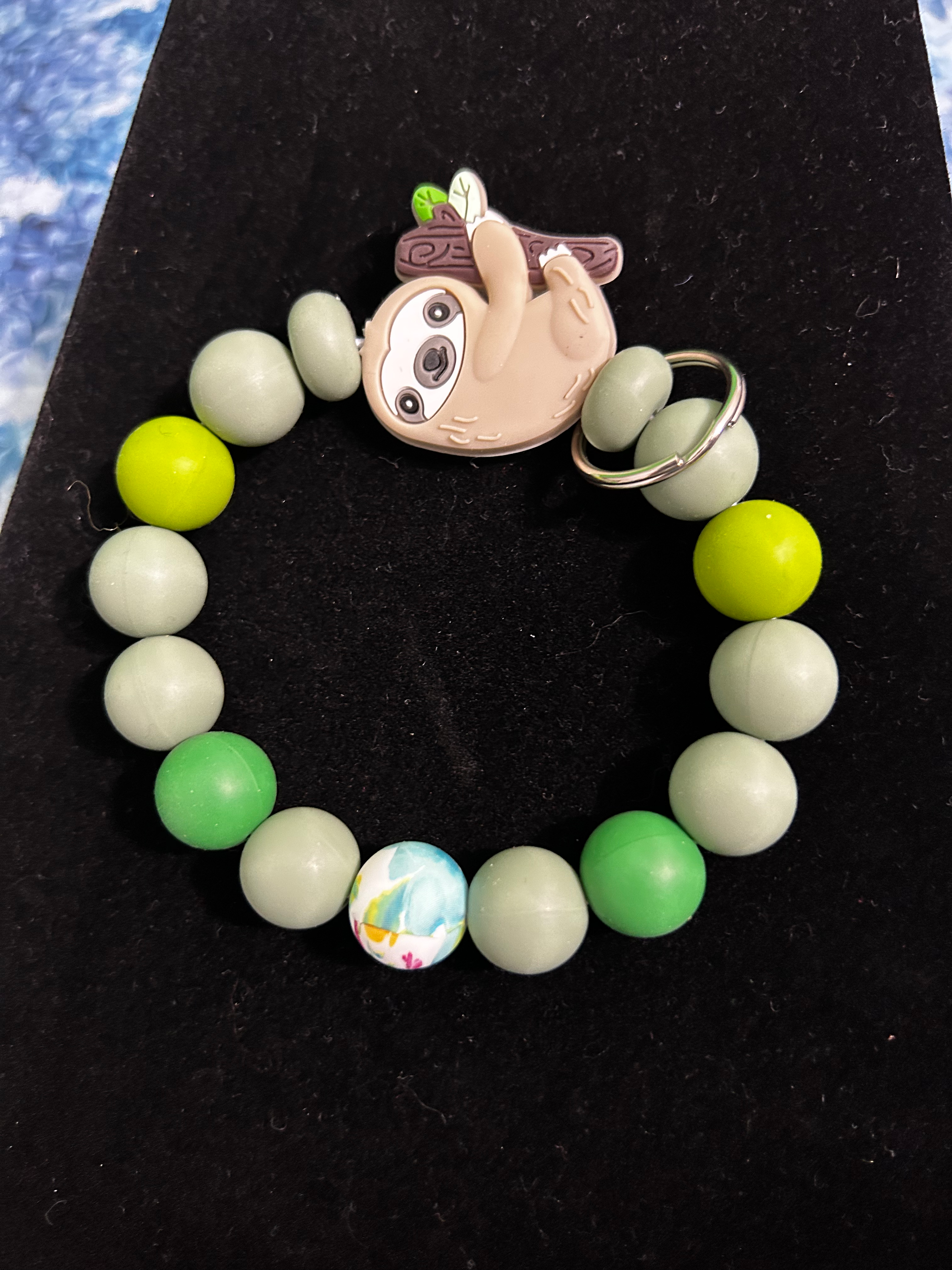 Sloth Key Wristlet 