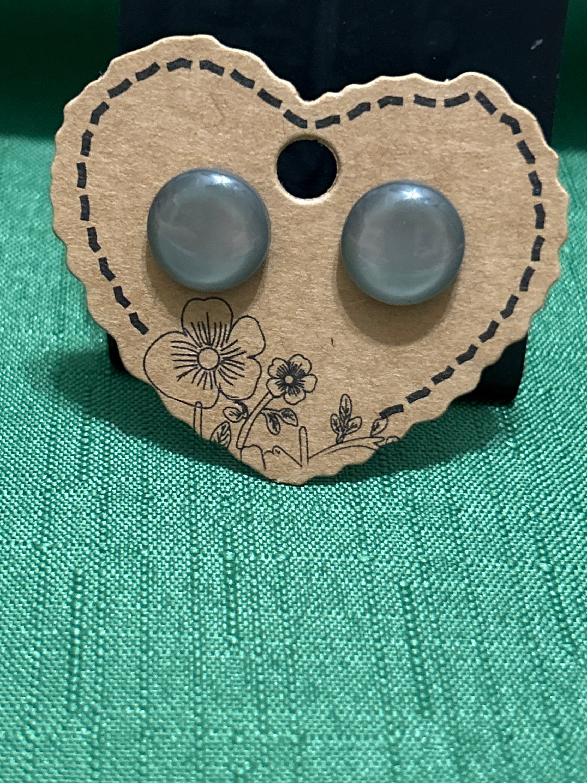 Burst of Gray Earrings