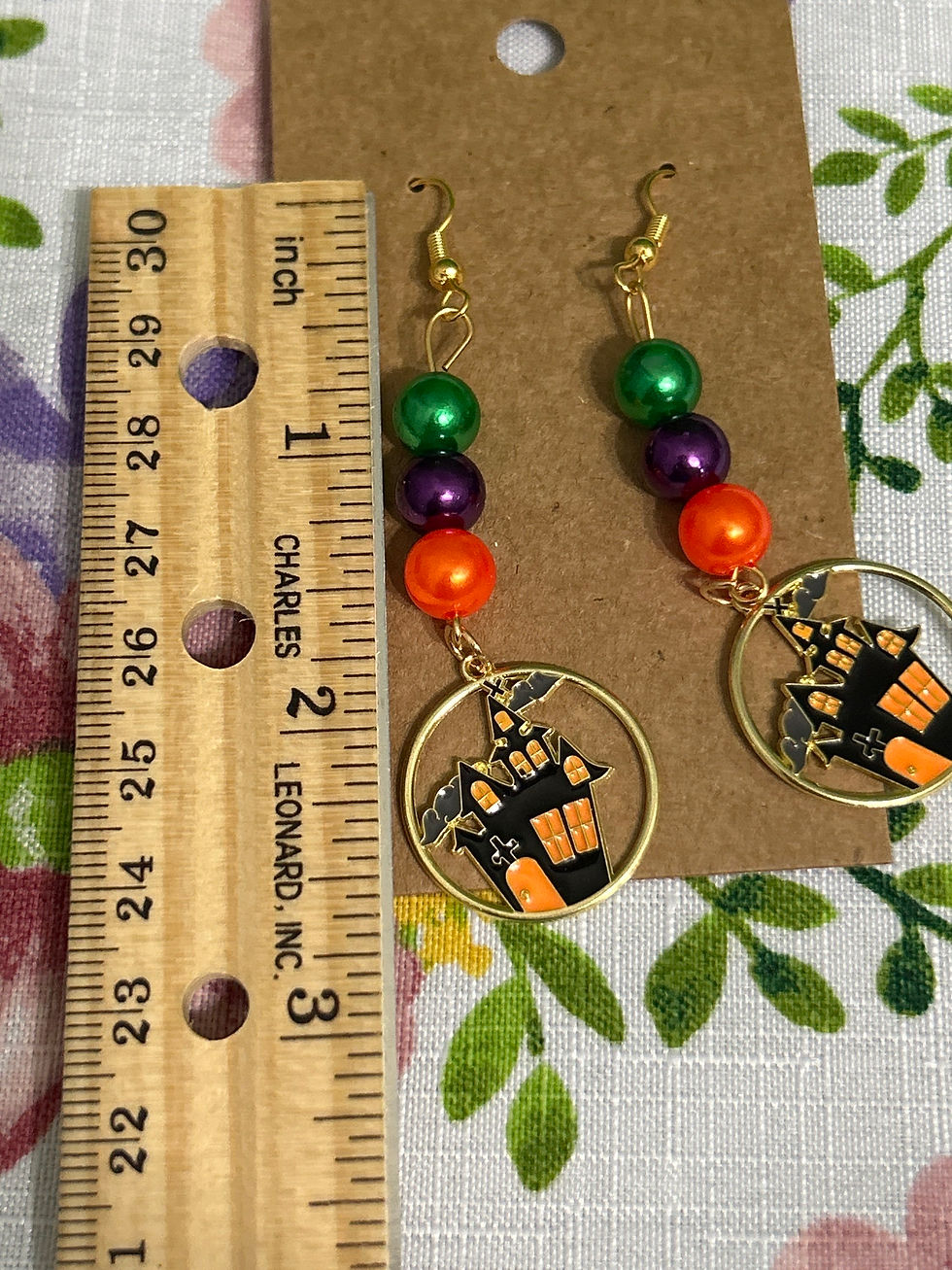 Thumbnail: Spooky Cottage Earrings 