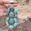 Thumbnail: Large Turquoise Pendant