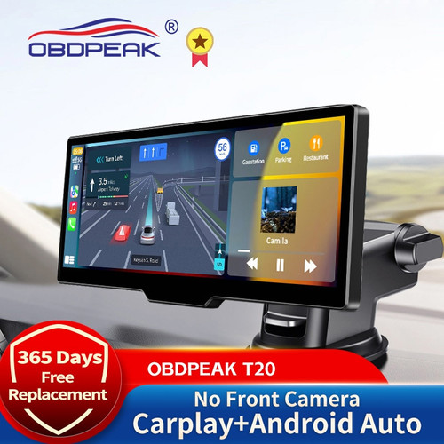 OBDPEAK T20 Dash Cam Android Auto Carplay