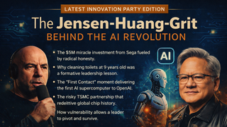 the defining moments of Jensen Huang and NVIDIA, which created the AI age through the interview with Joe Rogan
