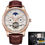 Thumbnail: LIGE Classic Watch for Men Waterproof Genuine Leather